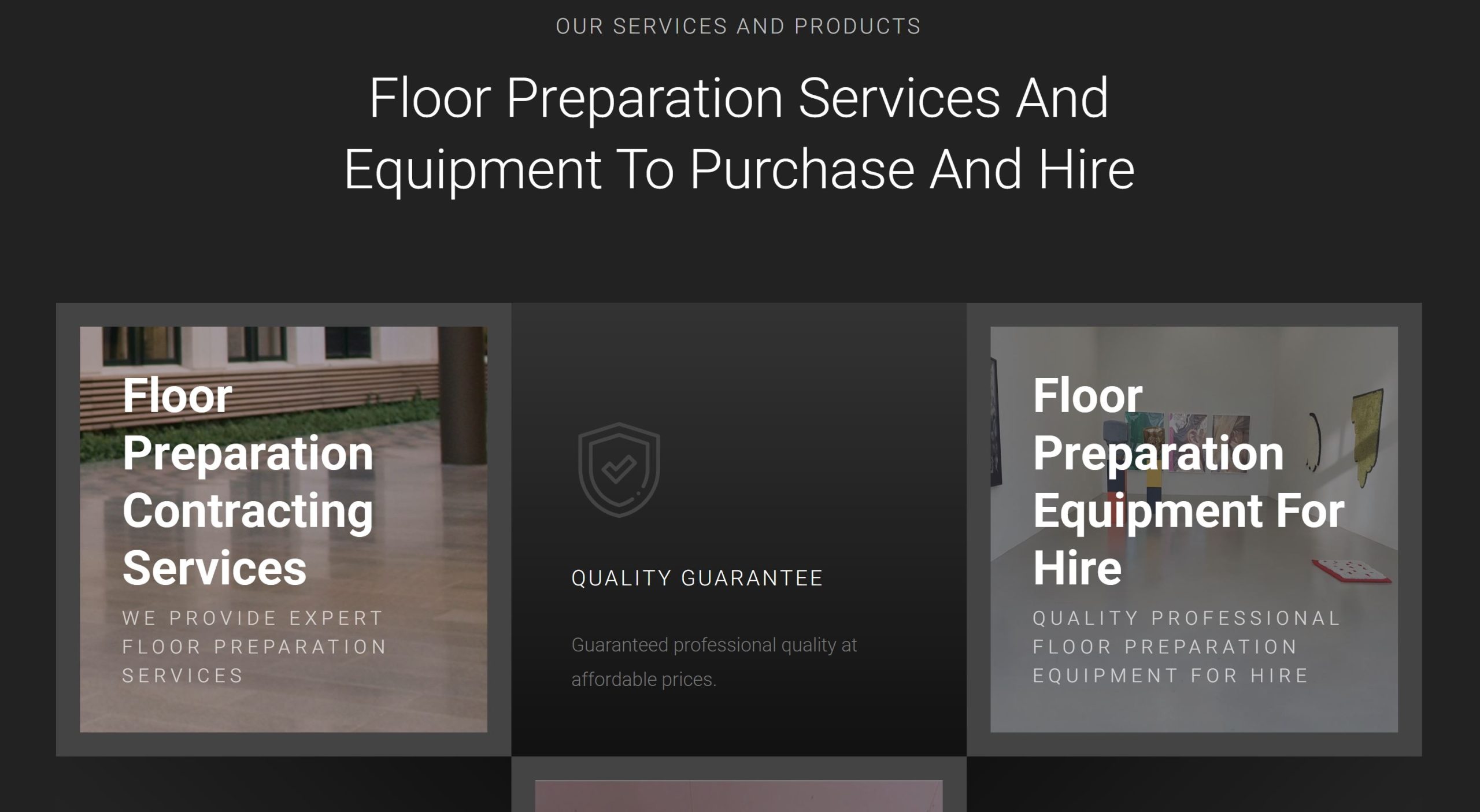 Hera Flooring web design